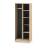 Asher Light Open Shelf Wardrobe Unit