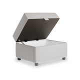 Jude Zinc Small Storage Footrest