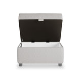 Jude Zinc Small Storage Footstool