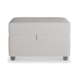 Jude Zinc Small Storage Pouffe