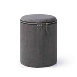 Zip Grey Occasional Storage Stools