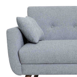 close up of the pocket sprung and foam sofa seat/mattess