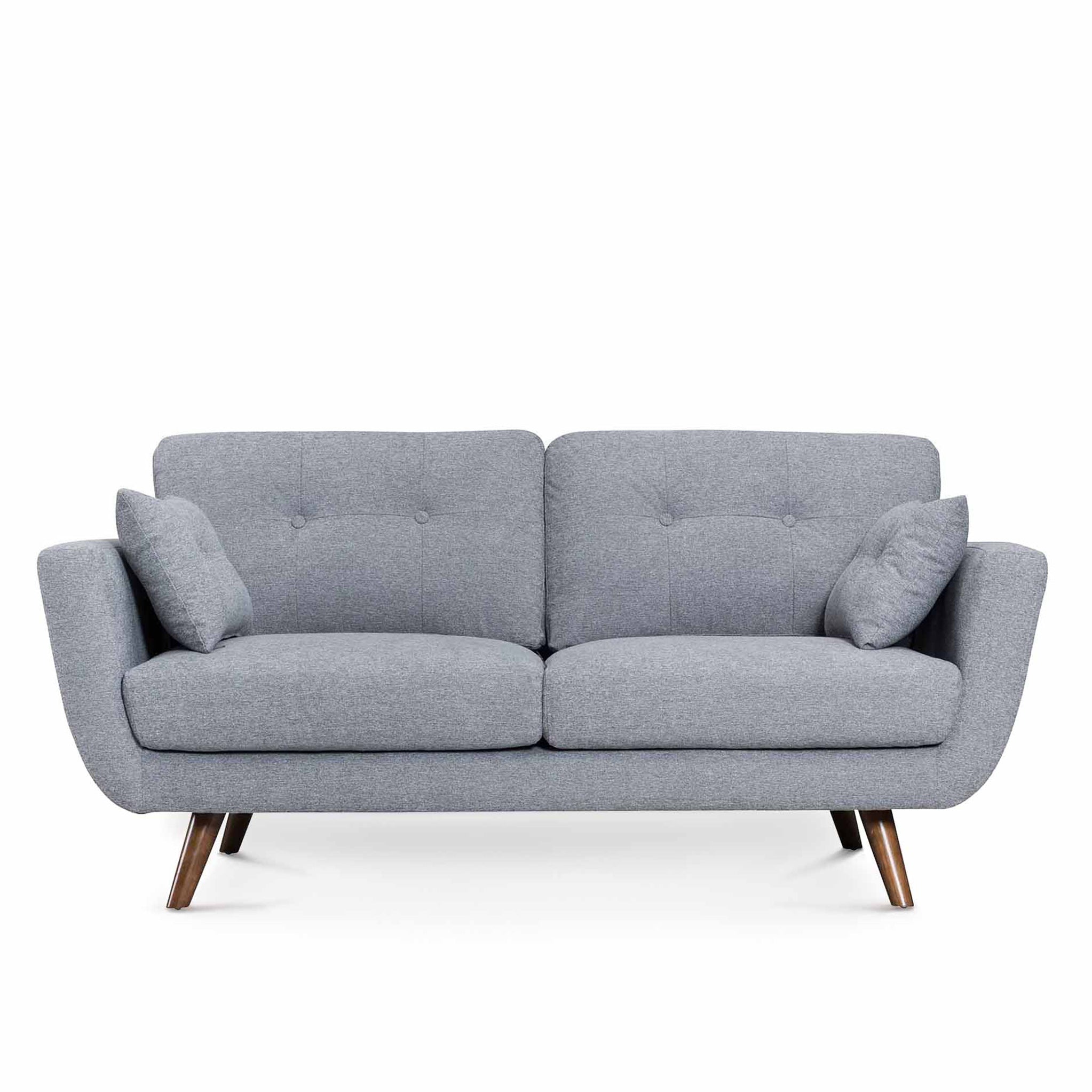 Two seater on sale grey couch