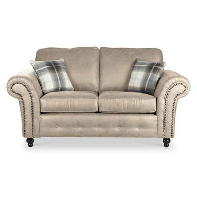 Edward Faux Leather 2 Seater Sofa