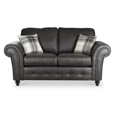 Edward Faux Leather 2 Seater Sofa