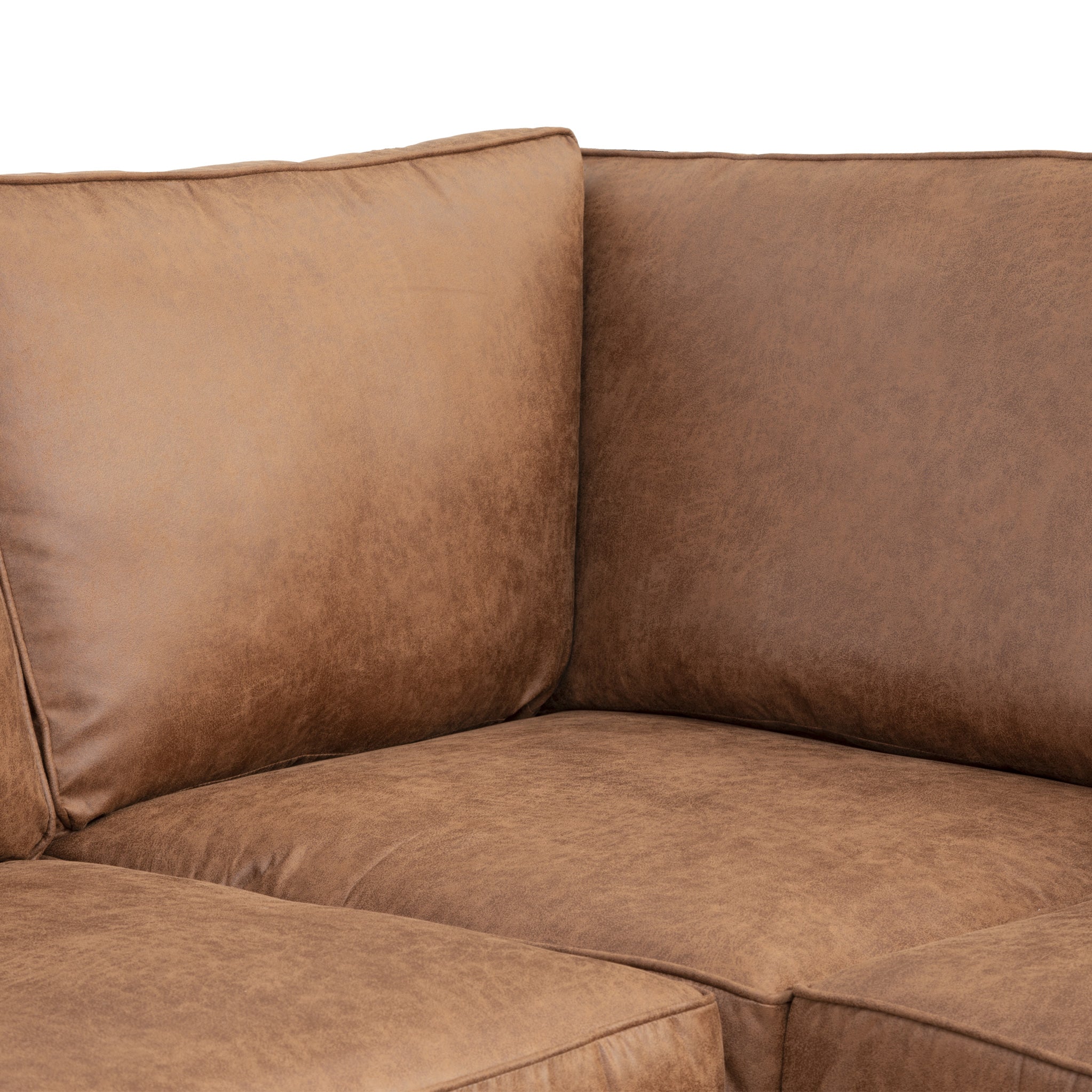 Light brown store corner sofa