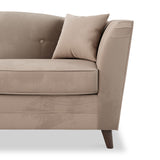 Pippa Platinum Plush Velvet 3 Seater Sofa