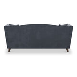 Pippa Steel Grey Plush Velvet 3 Seater Sofa