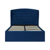 Salisbury Blue Ottoman Storage Bed Frame