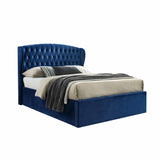 Salisbury Blue Ottoman Storage Bed Frame from Roseland