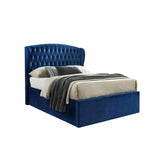 Salisbury Blue Ottoman Storage Bed Frame