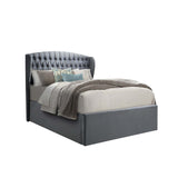 Salisbury Grey Ottoman Storage Bed Frame