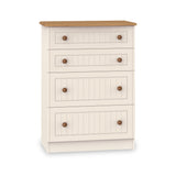 Brixham Cream 4 Drawer Deep Chest from Roseland