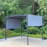 San Remo Grey Sliding Pergola Gazebo Shelter