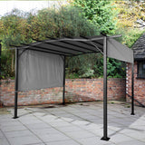 San Remo Brown Sliding Pergola Gazebo Shelter