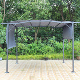 San Remo Grey Sliding Pergola Gazebo Shelter Lifestyle Setting