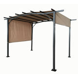 San Remo Brown Sliding Pergola Gazebo Shelter