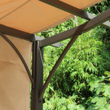 San Remo Brown Sliding Pergola Gazebo Shelter