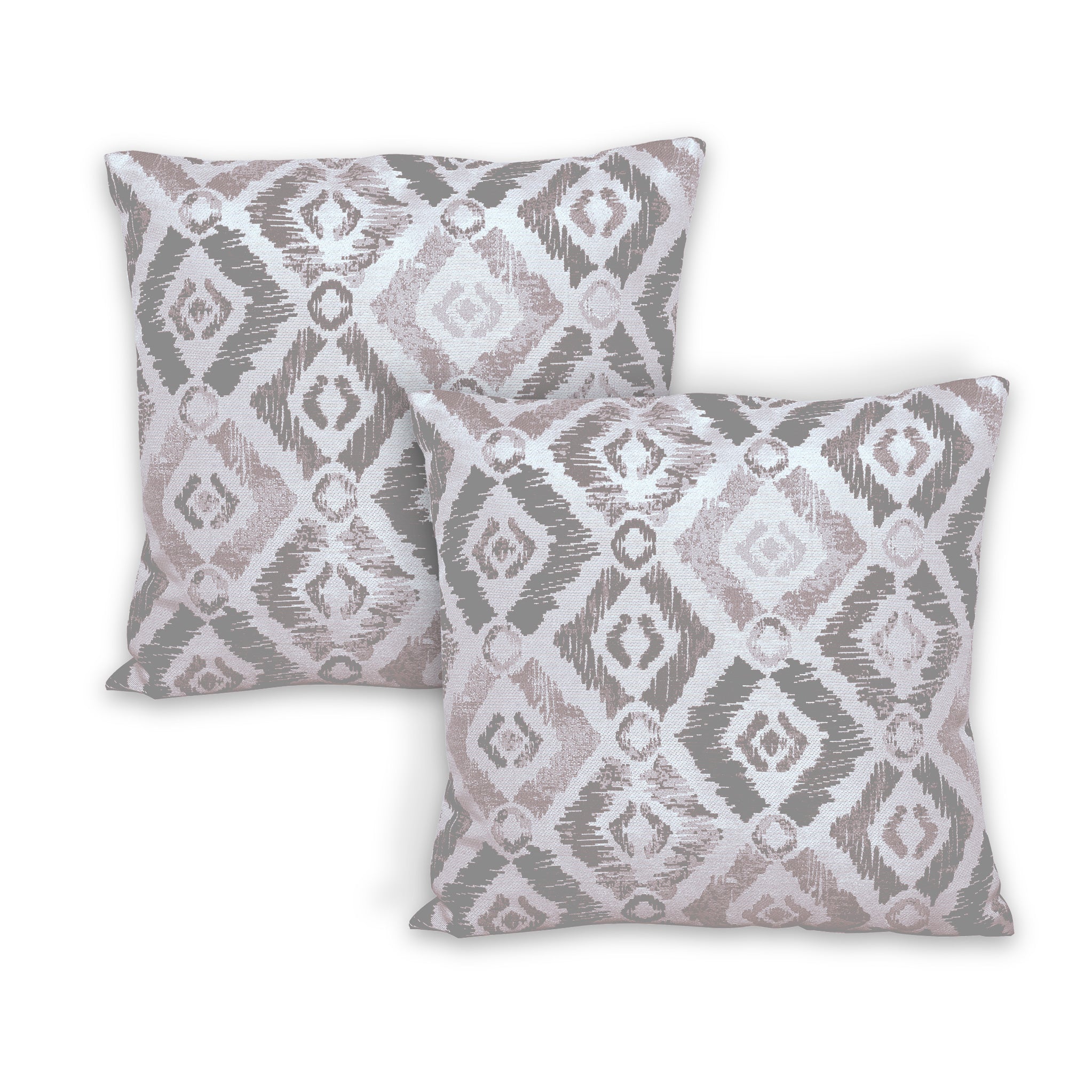 Patterned shop grey cushions