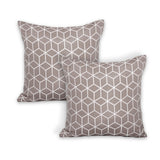 Outdoor Grey Geometric Scatter Cushion