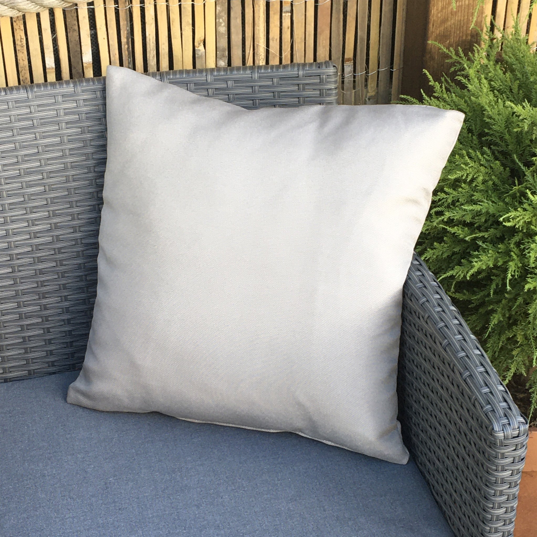 Grey garden outlet cushions