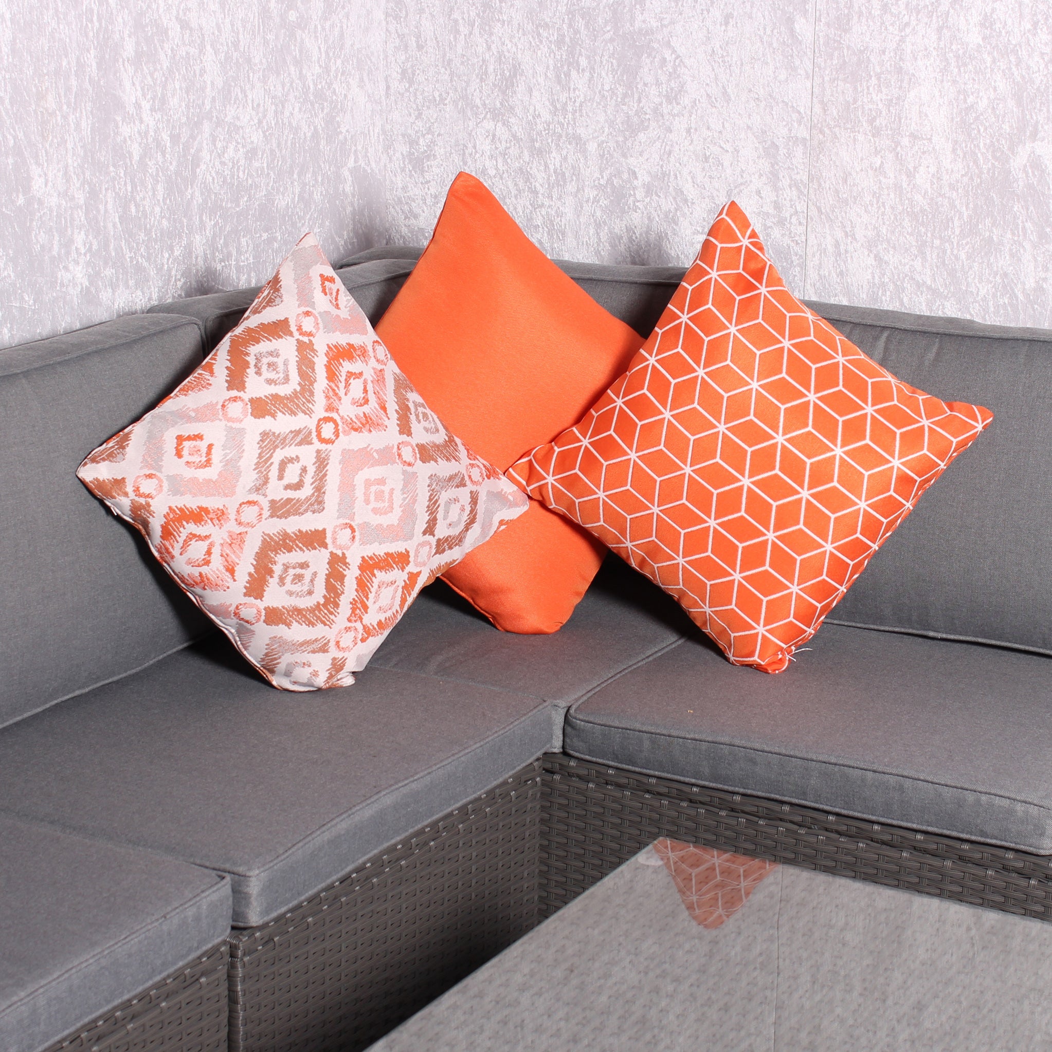 Outdoor Geometric Scatter Cushion