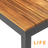 LIFE Soho Lounge Set with Teak Lift Up Coffee Table