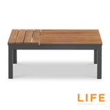 LIFE Soho Lounge Set with Teak Lift Up Coffee Table