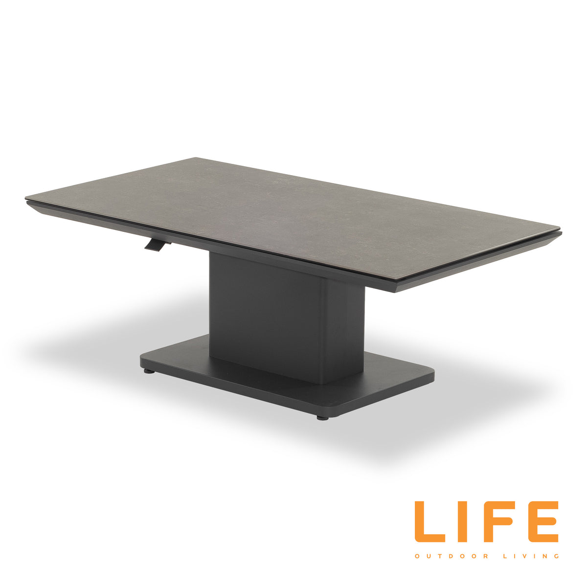 LIFE Timber Lounge Set with Ceramic Adjustable Table