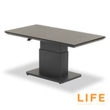 LIFE Timber Lounge Set with Ceramic Adjustable Table