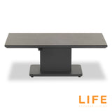 LIFE Timber Lounge Set with Ceramic Adjustable Table