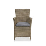 Wentworth 2 Seat Rattan Outdoor Bistro Set Armchair