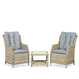 Wentworth High-back Rattan Companion Set by Roseland Furniture