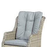 Wentworth High-back Rattan Companion Set - Close up of cushions on chair