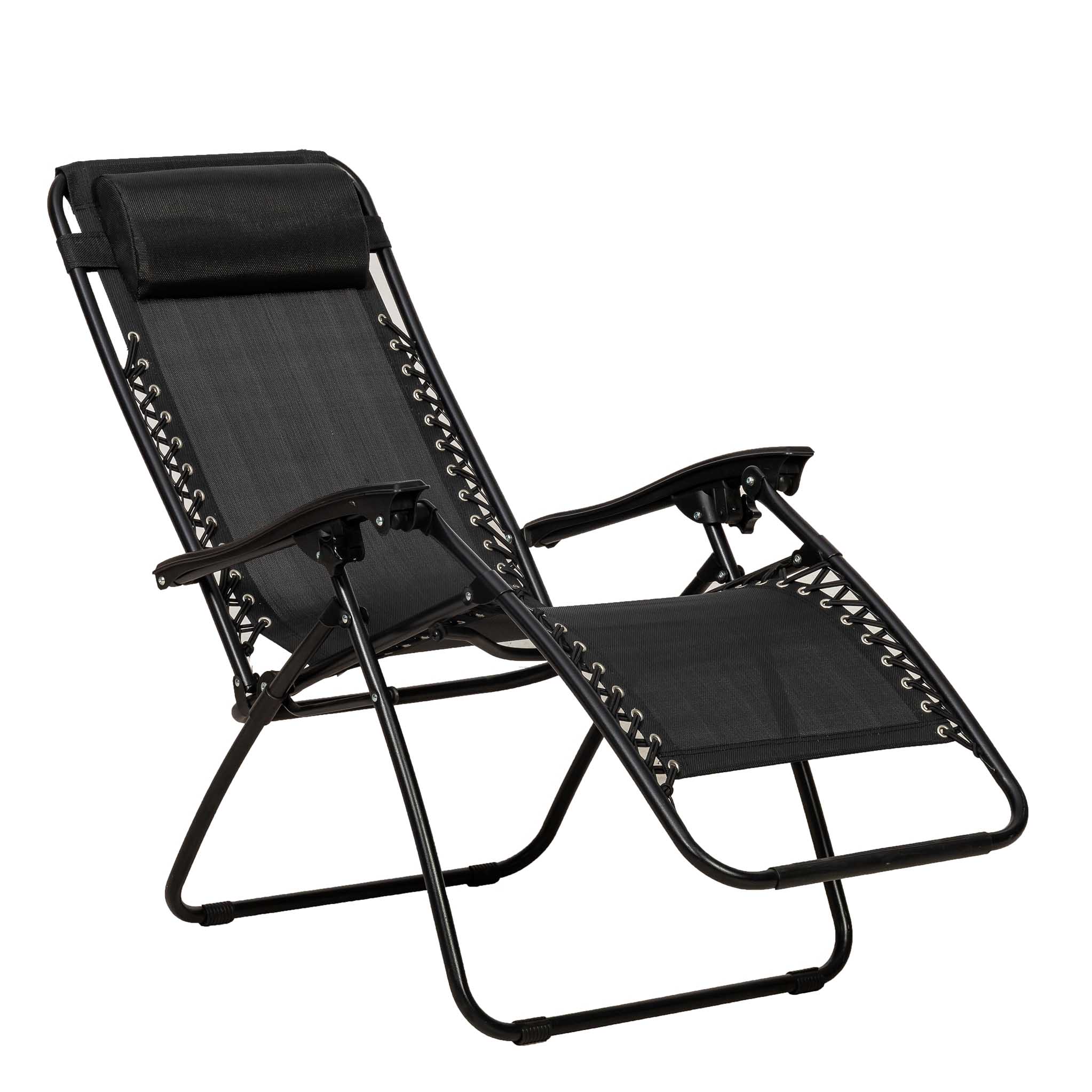 Set of two store zero gravity chairs