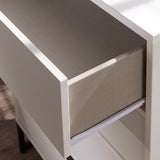 Hudson Grey 3 Drawer chest drawer close  up